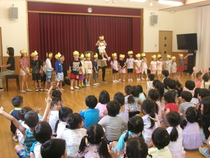 誕生日の歌でお祝い