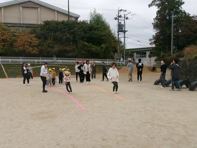 親子でジャンプ