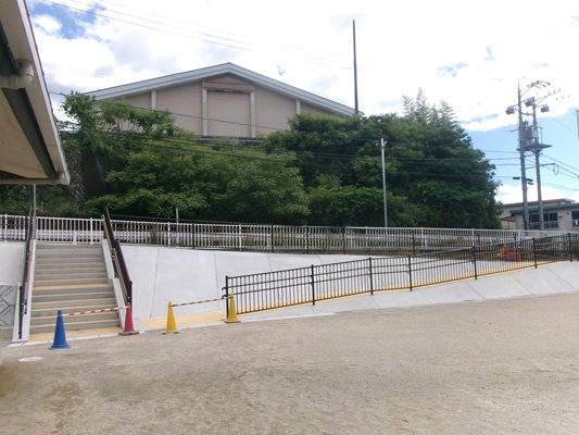 緩やかなスロープ