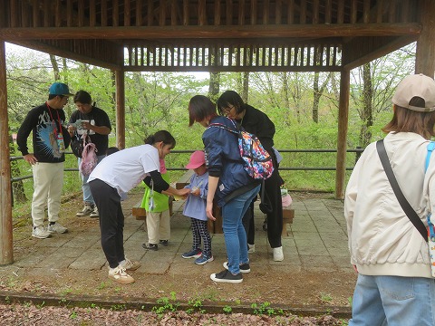 山の上の年中児