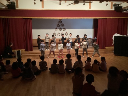 くま組さんの出し物