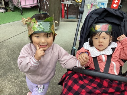 素敵な冠ができたよ