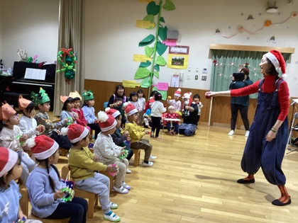 貴子先生と一緒にリズム参加