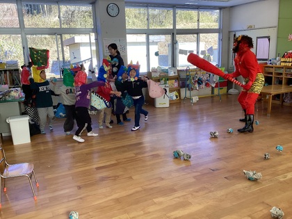 ぞうぐみ豆まき