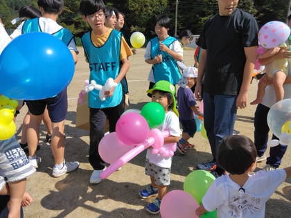 風船もらった