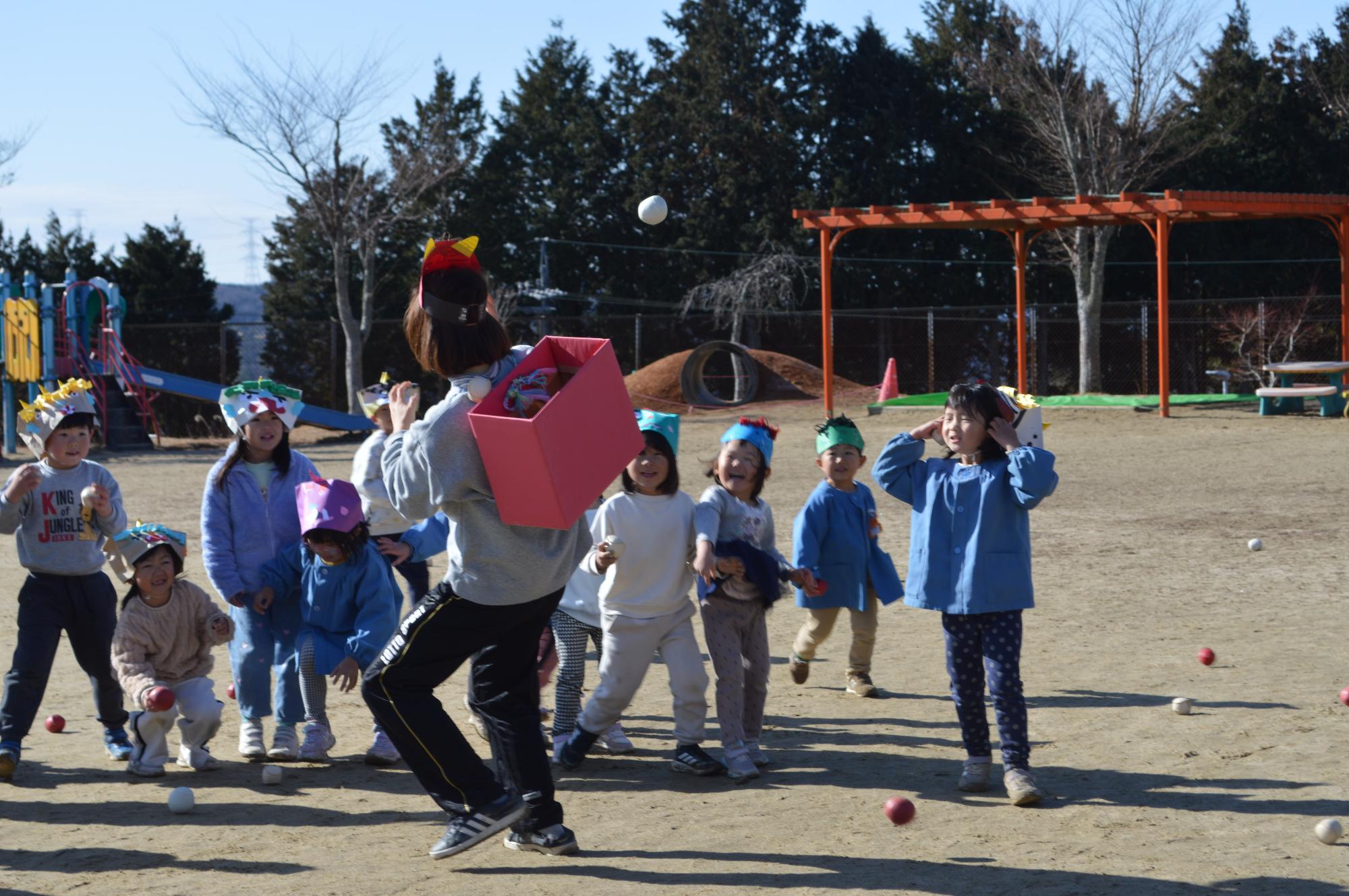 鬼に負けないぞ