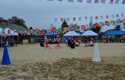 ミニハードル飛ぶよ