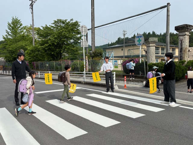 恵那南高校あいさつ運動