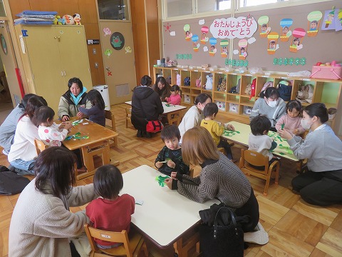 あひるぐみクリスマスリース作り