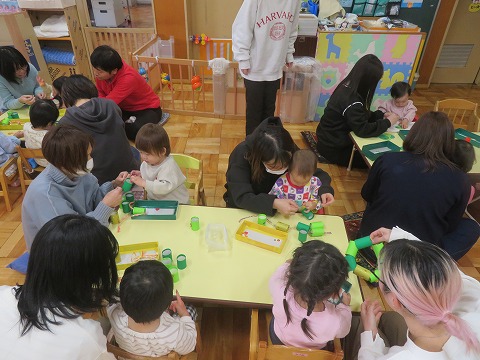 ひよこぐみクリスマスリース作り