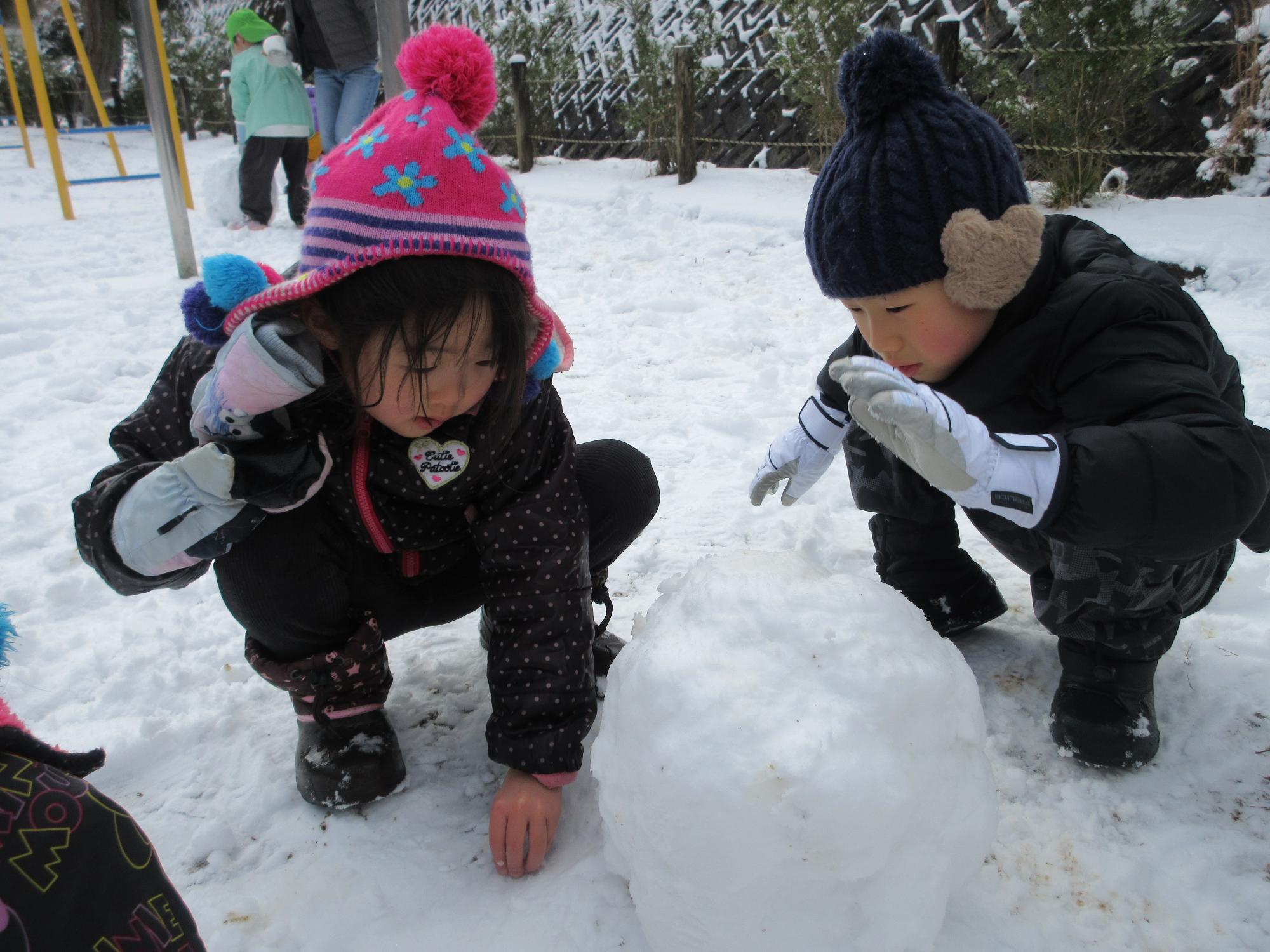 雪だるま作り