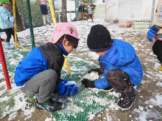 雪集め