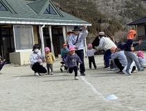 ひよこ組とぞう組のリレー