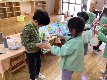 プレゼント渡し