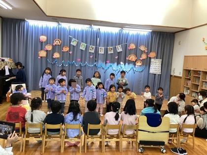 ぞう組さんへ歌のプレゼント