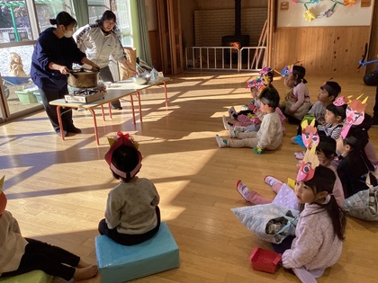 ポップコーン作り