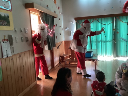 サンタ登場
