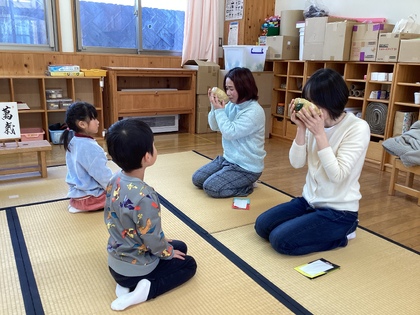 おいしいお茶をいただきます。