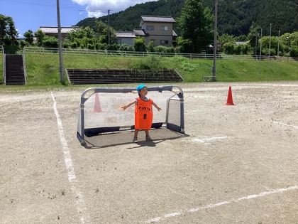 ゴールを守るよ