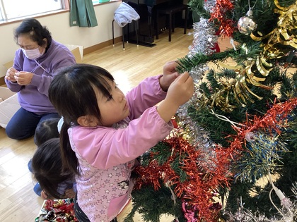 クリスマス飾り付け