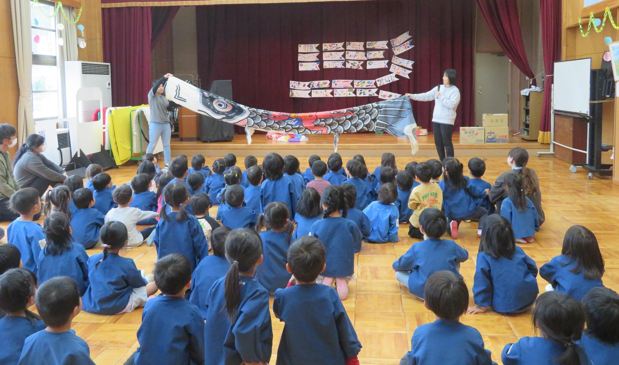 5月月はこいのぼりの季節ですね