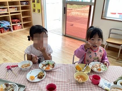 給食おいしいよ