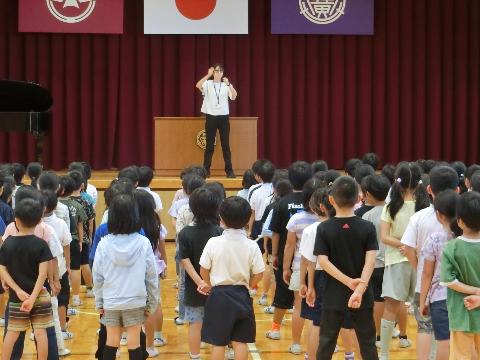 R7年度前期終業式1