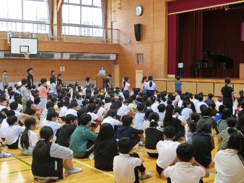 R7年度前期終業式3