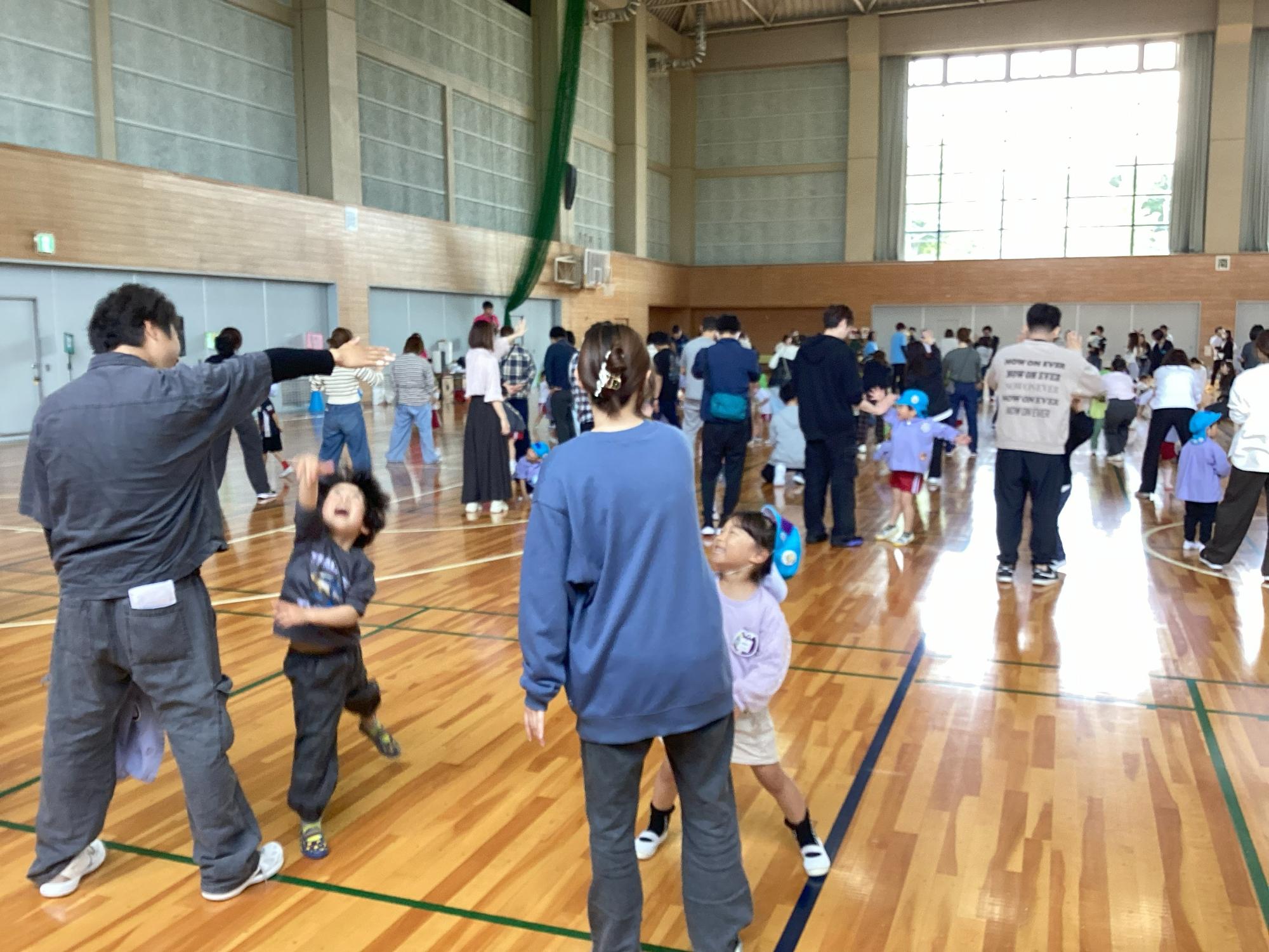 運動遊びの様子