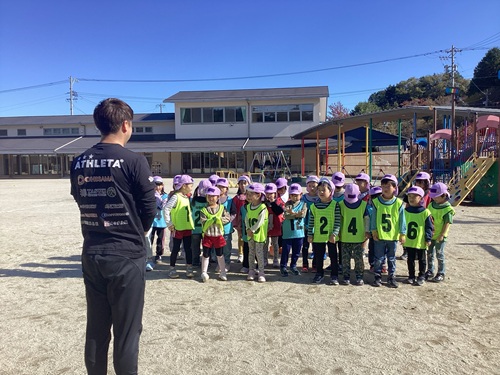 サッカー教室の様子