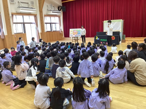 不審者対応訓練の様子