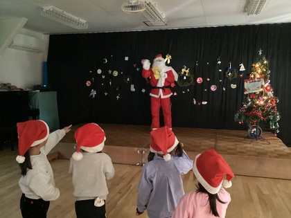 サンタに出会えたよ。