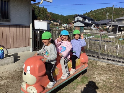 明智こども園にて