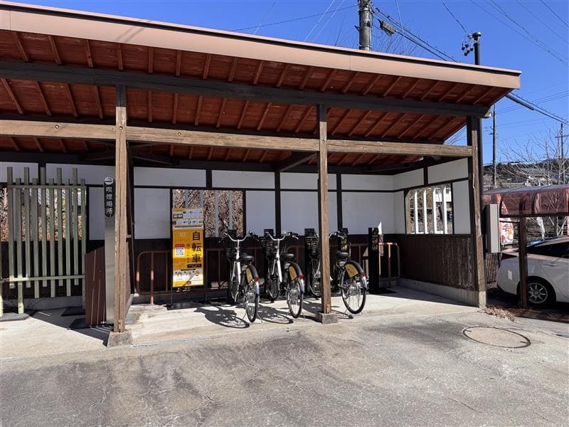 シェアサイクル岩村駅